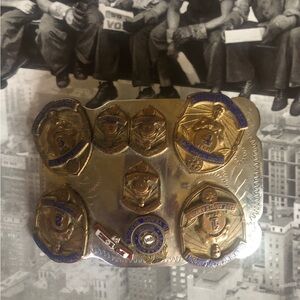 Vintage P.I.E. Truck Driver Award Pins Buckle